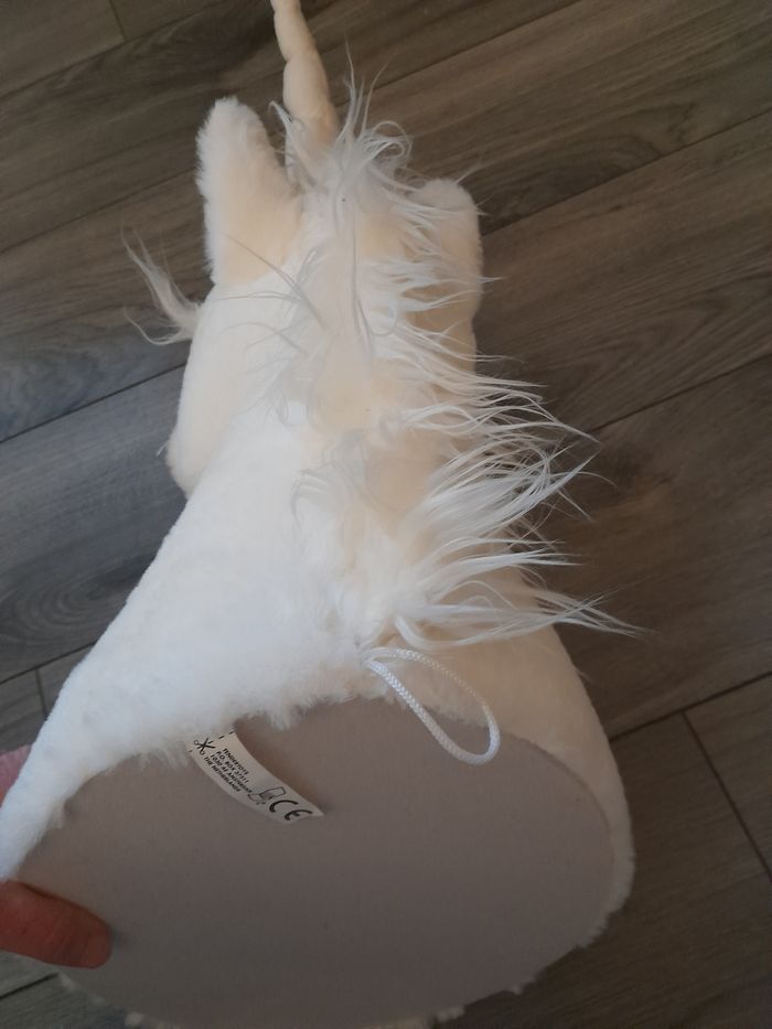 Tête de licorne peluche - photo numéro 3