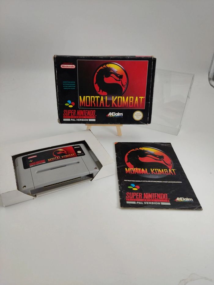 Jeu Super Nintendo - Mortal Kombat - snes fah complet