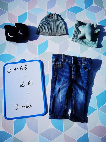 D1166 - jeans garçon 3 mois