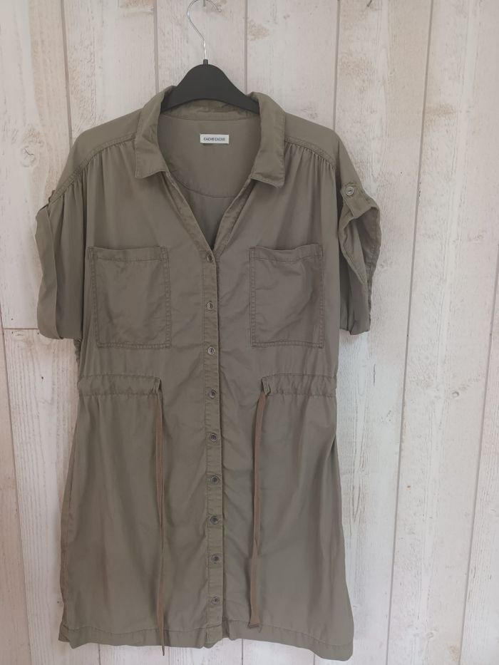 Robe kaki cache cache taille 42