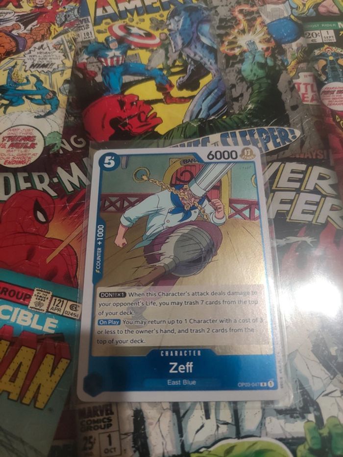 Lot 3 cartes One Piece Zeff, Mrs all Sunday et Marshall D. Teach - photo numéro 4