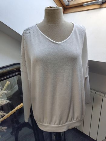 Pull blanc