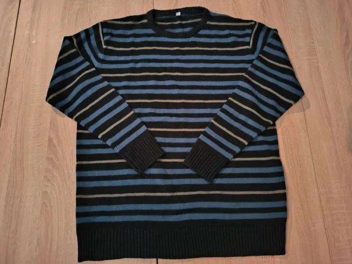 Pull rayé homme