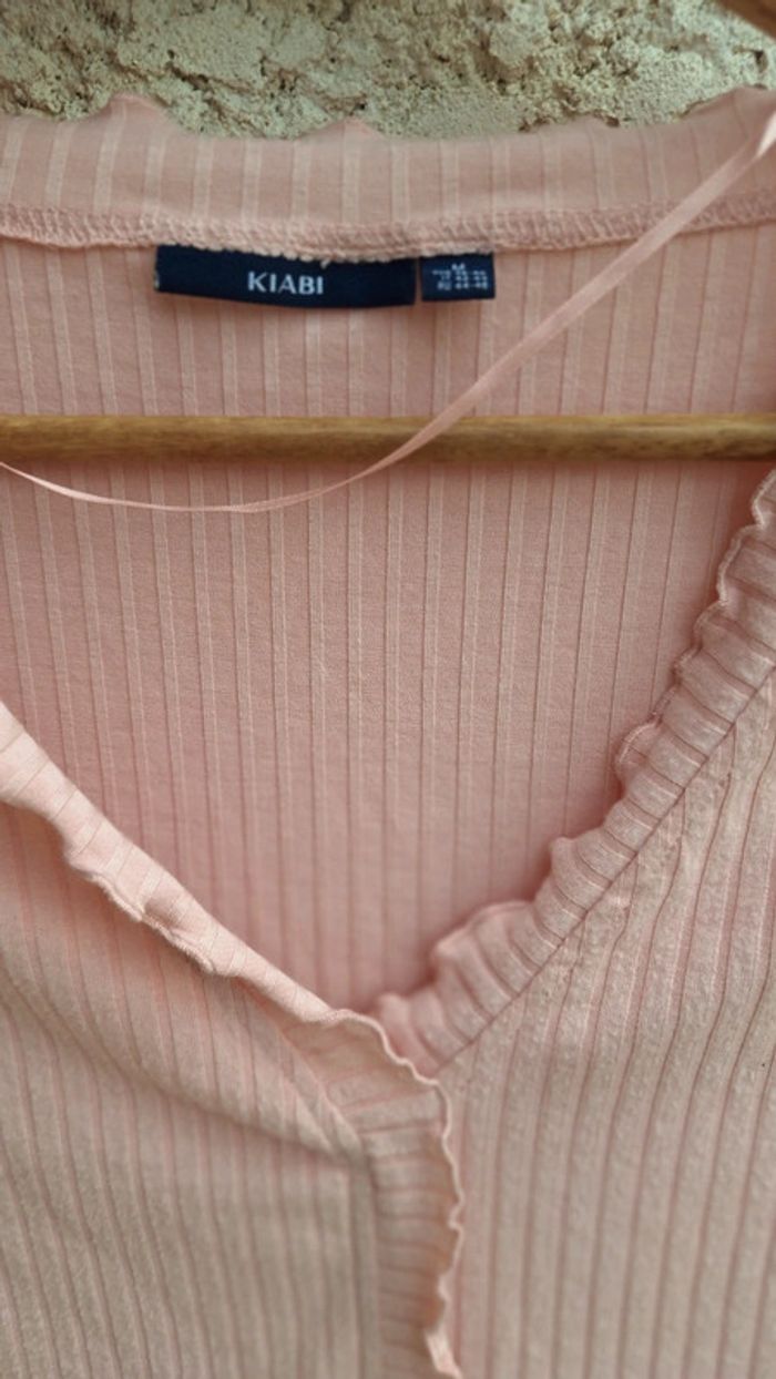 Haut rose kiabi taille M - photo numéro 3