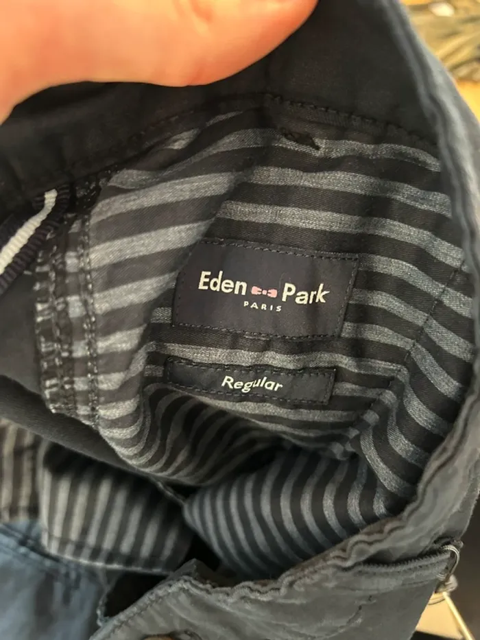 Pantalon chino Eden Park Marine T.50 Neuf - photo numéro 5