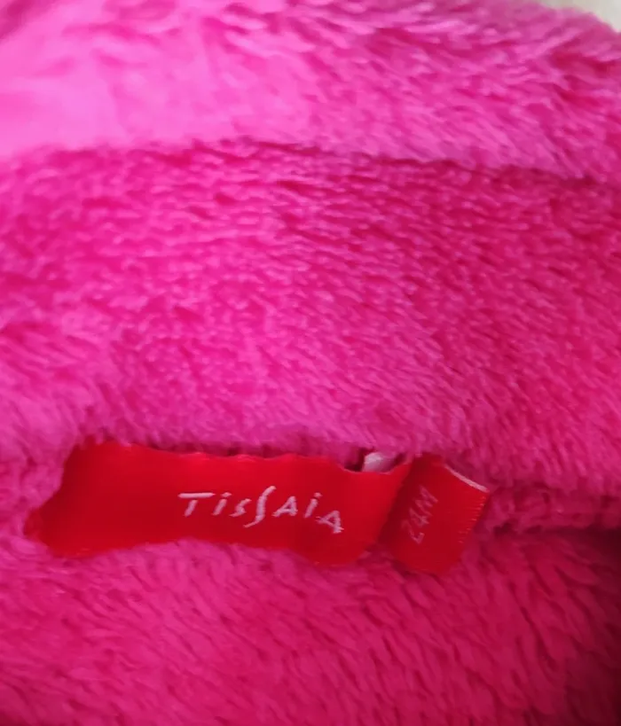 Veste gilet polaire doudou coeur bébé fille hiver - photo numéro 7