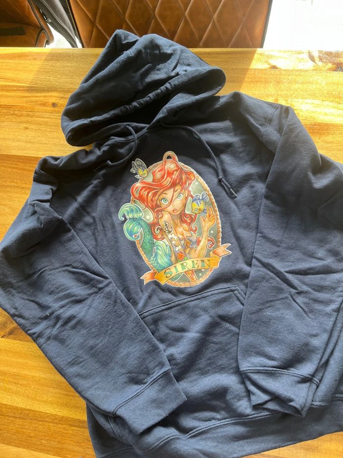 Sweat-shirt à capuche sirène