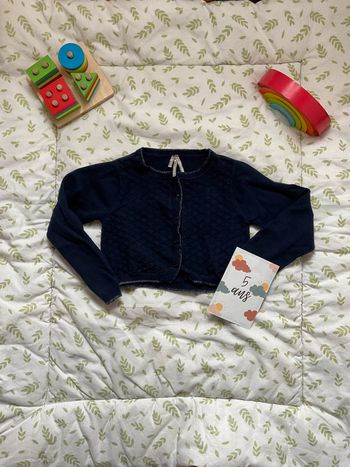 gilet en laine bleu marine 5 ans orchestra