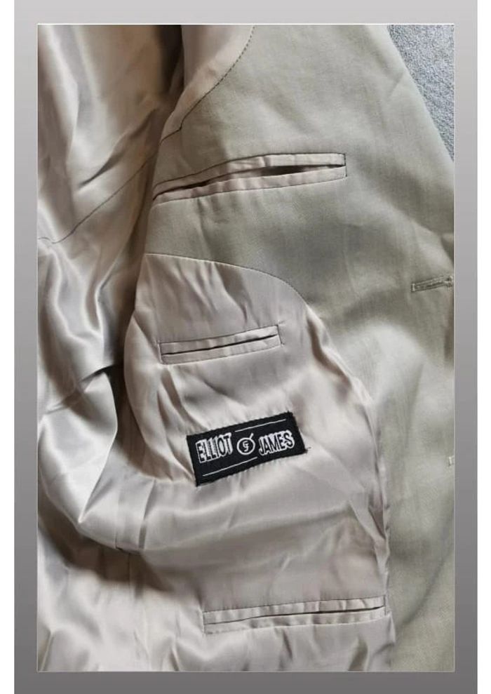 veste Elliot & James gris clair taille 50 homme - photo numéro 3