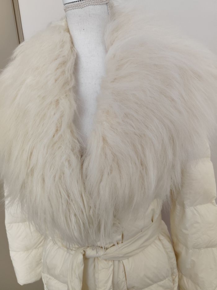 Doudoune mi-longue Ralph Lauren taille S écru et duvet automne hiver - photo numéro 4