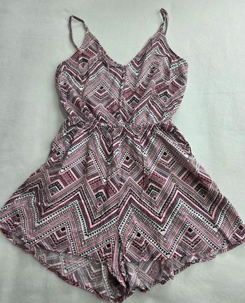 Combishort Divided (H&M) rose & noir – Taille 38