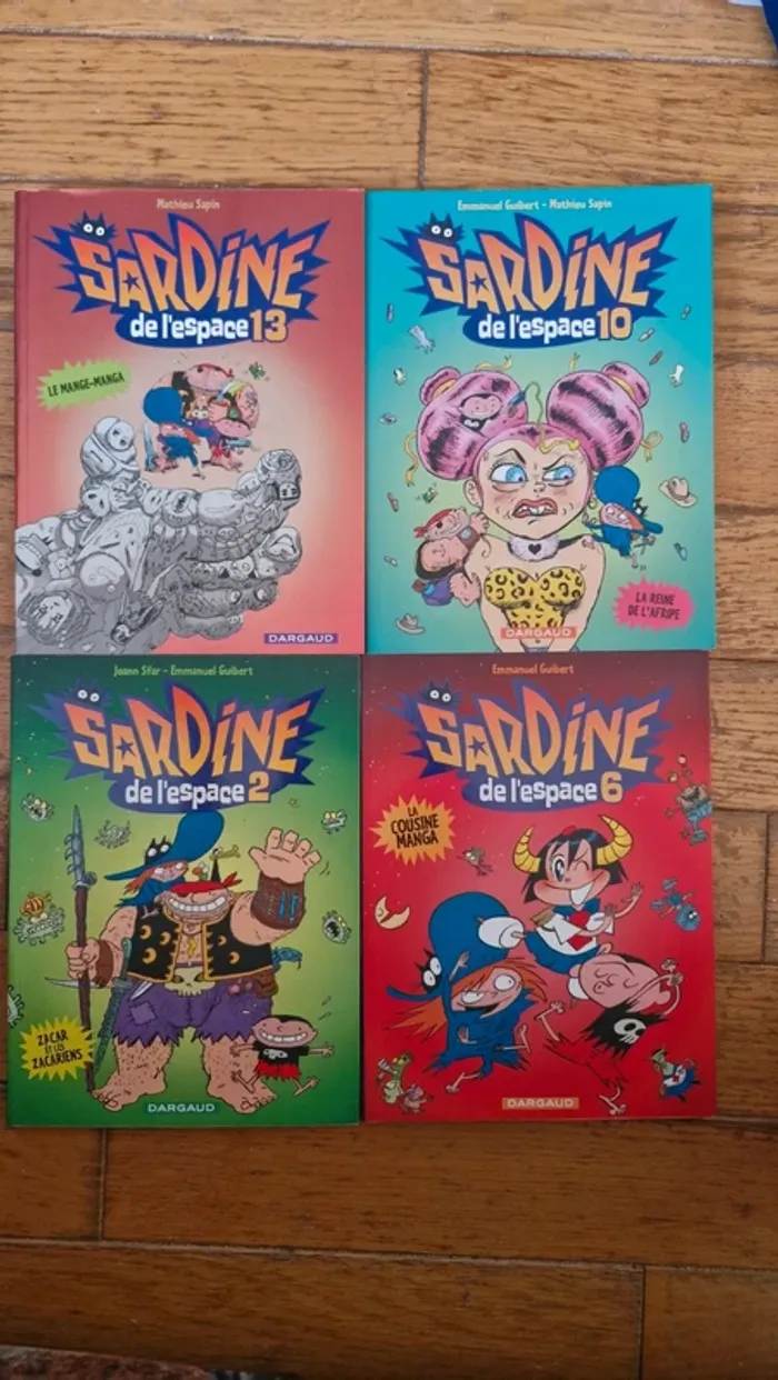 Lot de 4 sardines de l espace