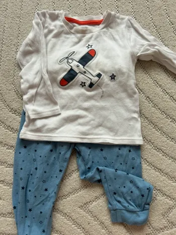 Pyjama 2 pièces avion