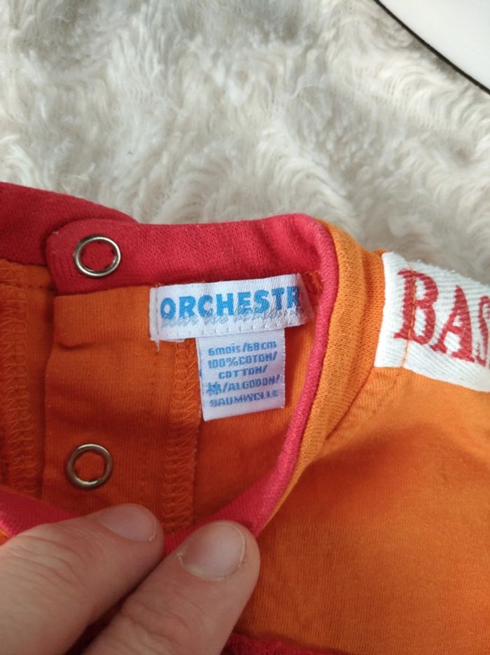 Tee shirt chemise manches longues Garçon 6 mois Base Ball Orchestra - photo numéro 6