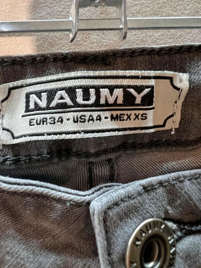 Jean gris NAUMY - Taille 34 - Parfait État. - photo numéro 4