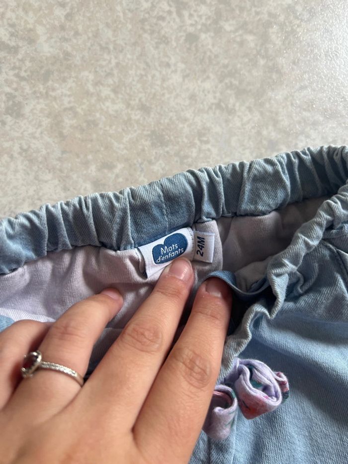 Lot de 3 pantalons filles 2 ans - photo numéro 3