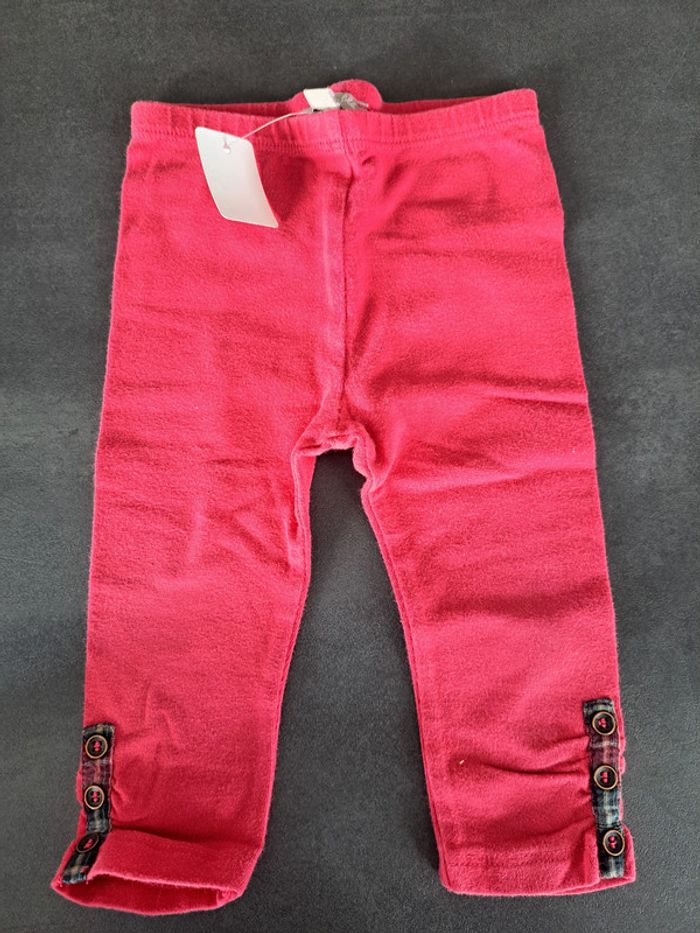 legging fushia 12 mois