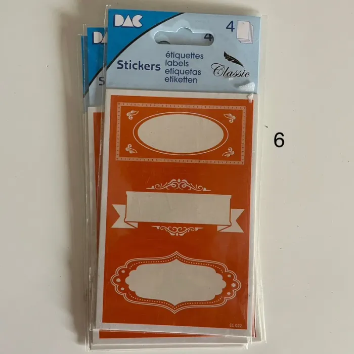 Stickers cahier fournitures - photo numéro 7