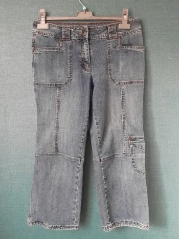 Pantacourt en Jeans - Camaïeu - Taille 42 - Très bon état