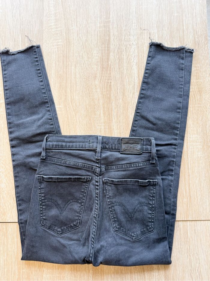 Jean slim taille haute noir levi’s taille 34 XS - photo numéro 5