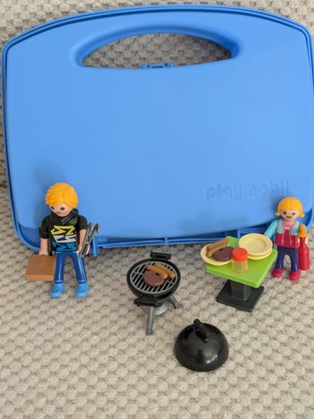 Playmobil Family Fun 5649 Valisette barbecue