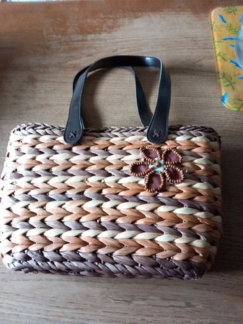 👧Sac panier en osier