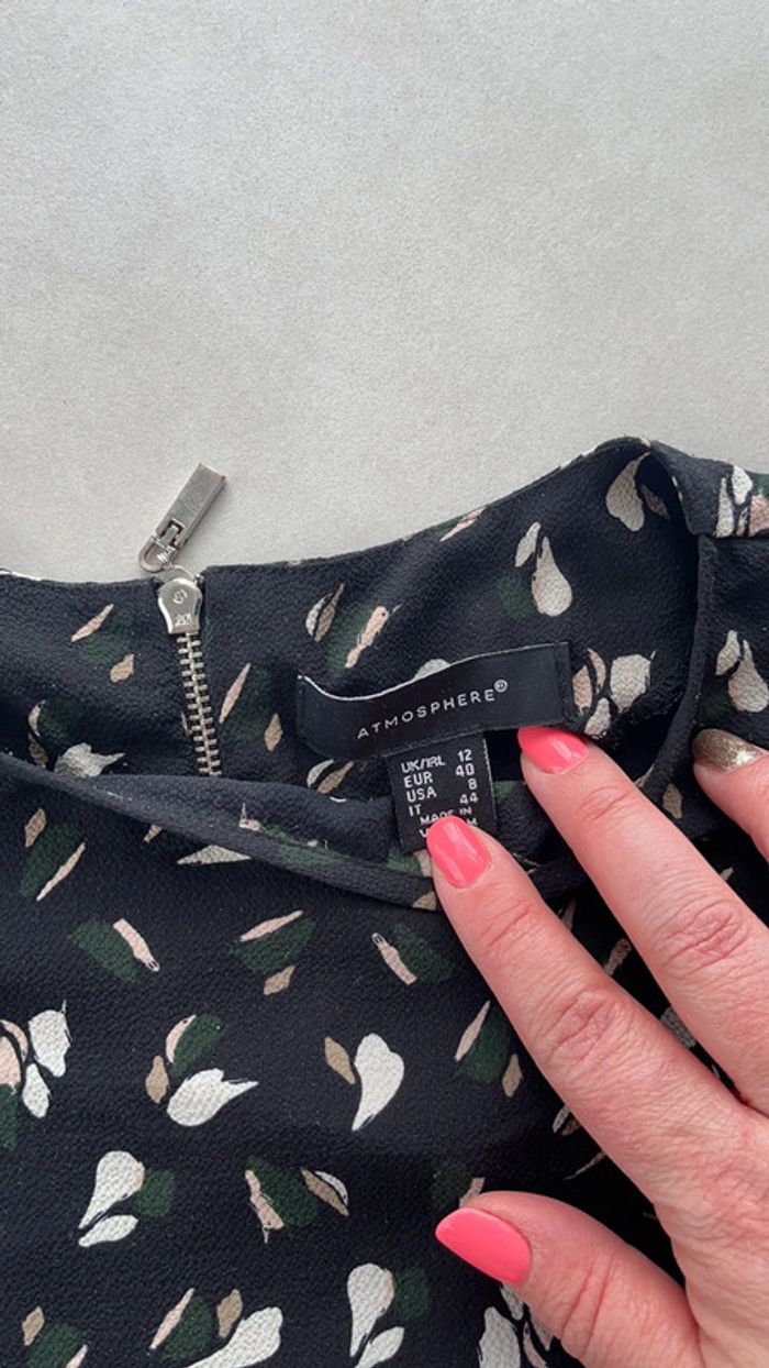 Blouse fluide manche 3/4 taille 40 - photo numéro 3