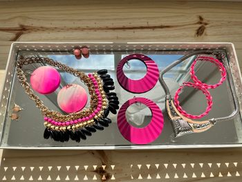 Lot bijoux fantaisies thème rose TBE 🩷