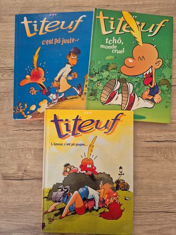 Lot de 3 bandes dessinées Titeuf
