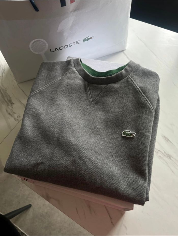 Sweatshirt Lacoste gris