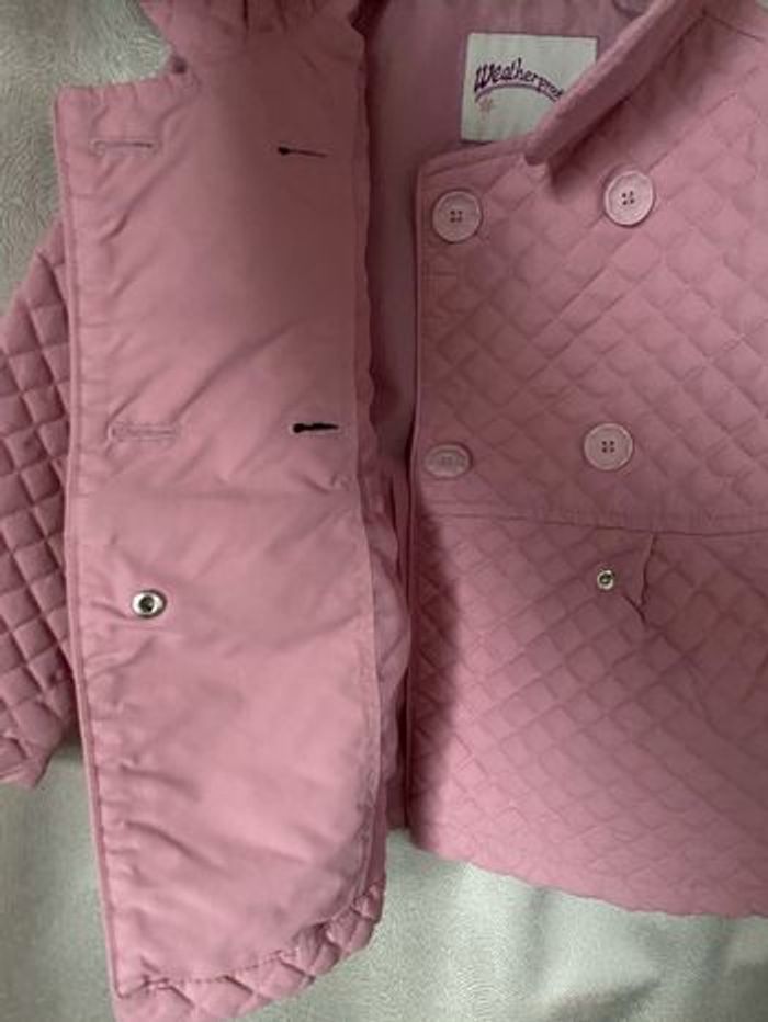 Manteau Veste imperméable matelassé rose 4 ans Weatherproof - photo numéro 5