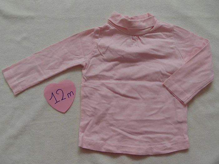 t-shirt ML col montant 12 mois