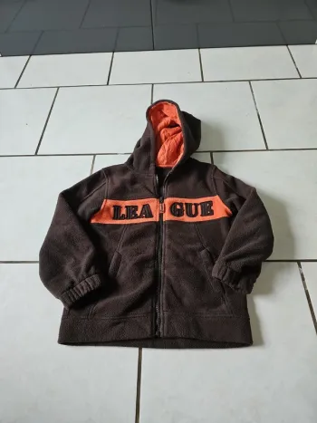 Gilet polaire marron 6 ans