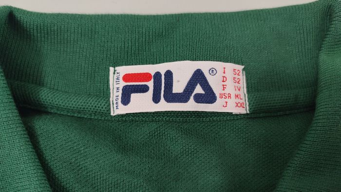 Vêtement Homme t-shirts tee-shirts polo vert fila taille L #Retrostreet - photo numéro 3
