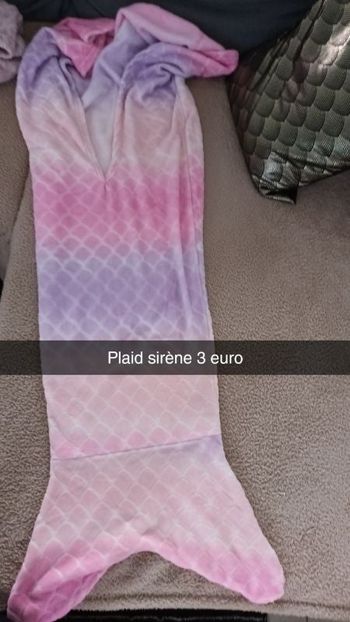 Plaid sirène