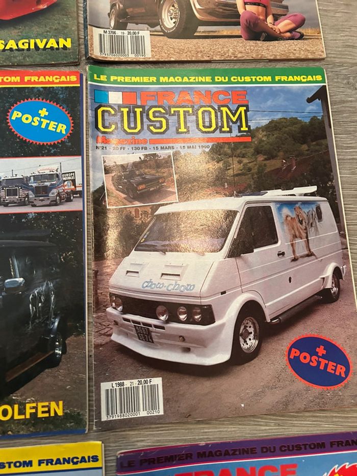 Lot 11 magazines France Custom Vintage - photo numéro 8