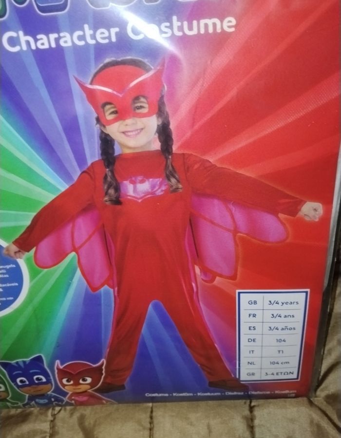 déguisement pjmasks amscan taille 3/4 ans - photo numéro 2