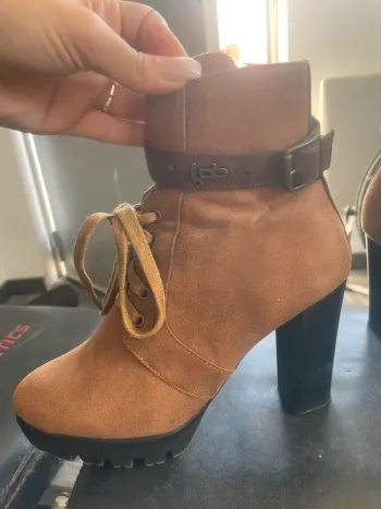 Bottines camel
