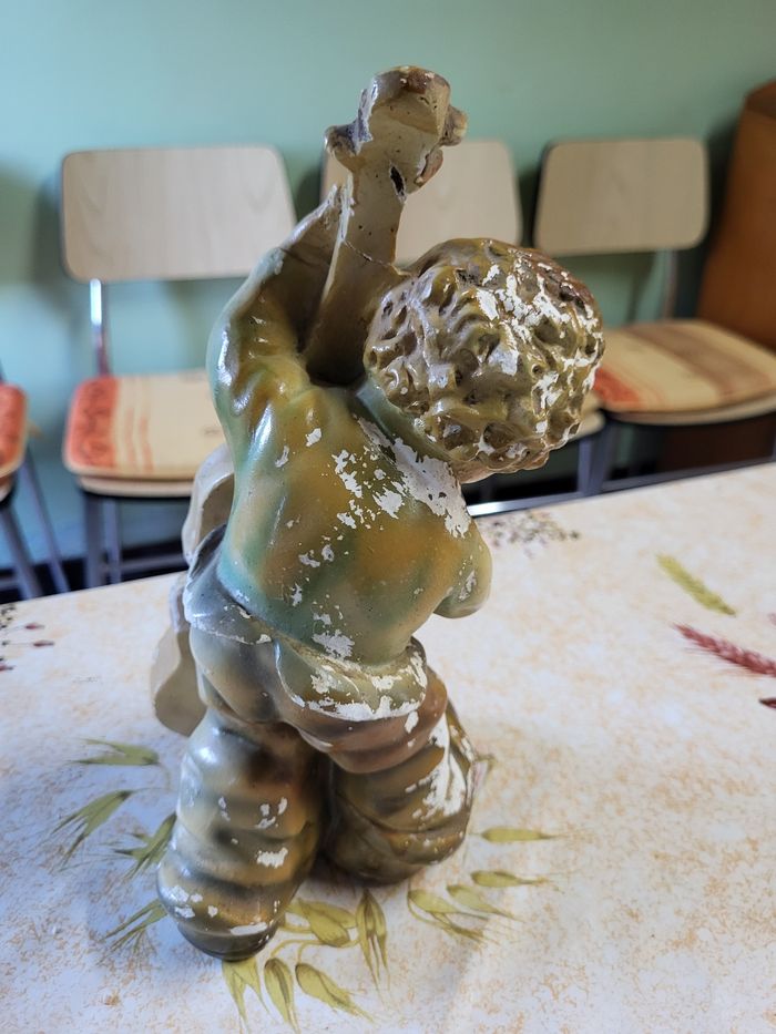 Statuette platre vintage - photo numéro 3