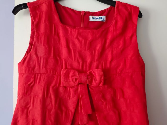 Robe rouge Mayoral en 6 ans - photo numéro 3