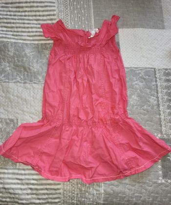 Robe d'été rose 24 mois