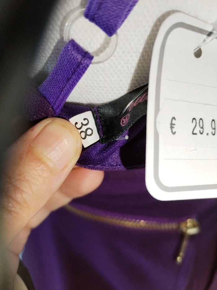 Robe violette taille 38 - photo numéro 10