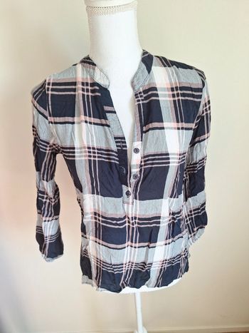Blouse à carreaux t38 #F38M-100