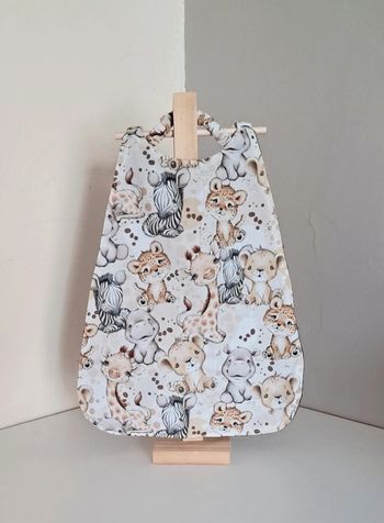 Grand bavoir Savane beige