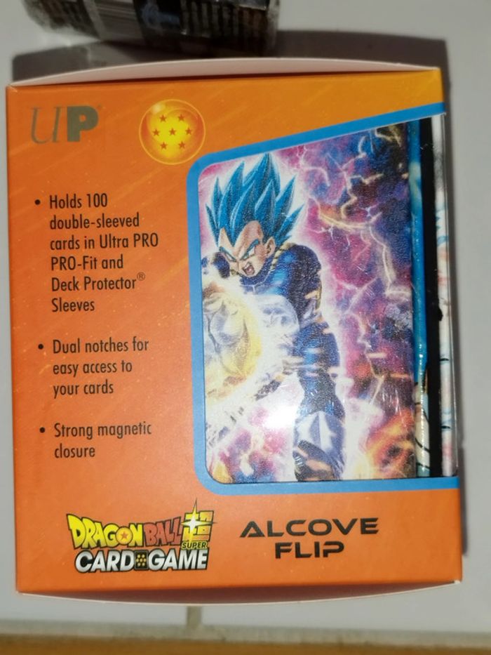 Dragon Ball Super Alcove Flip Vegetto box Ultra Pro holder card boite carte - photo numéro 3