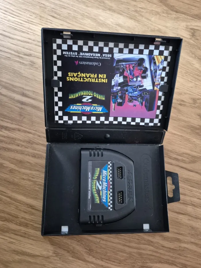 Jeu Micro Machines 2 Turbo Tournament J-CART - Sega Mega Drive - Complet Rare FR - photo numéro 4