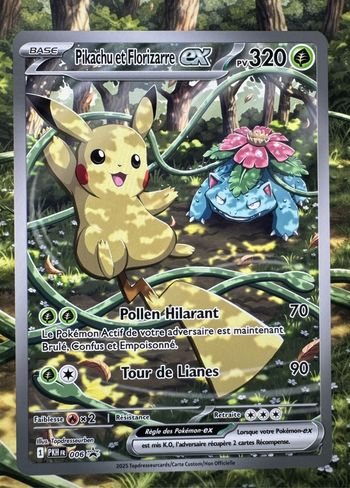 Carte promo by TopDresseurBen - Pikachu et Florizarre EX - Japan North Con’ 2026 du Havre
