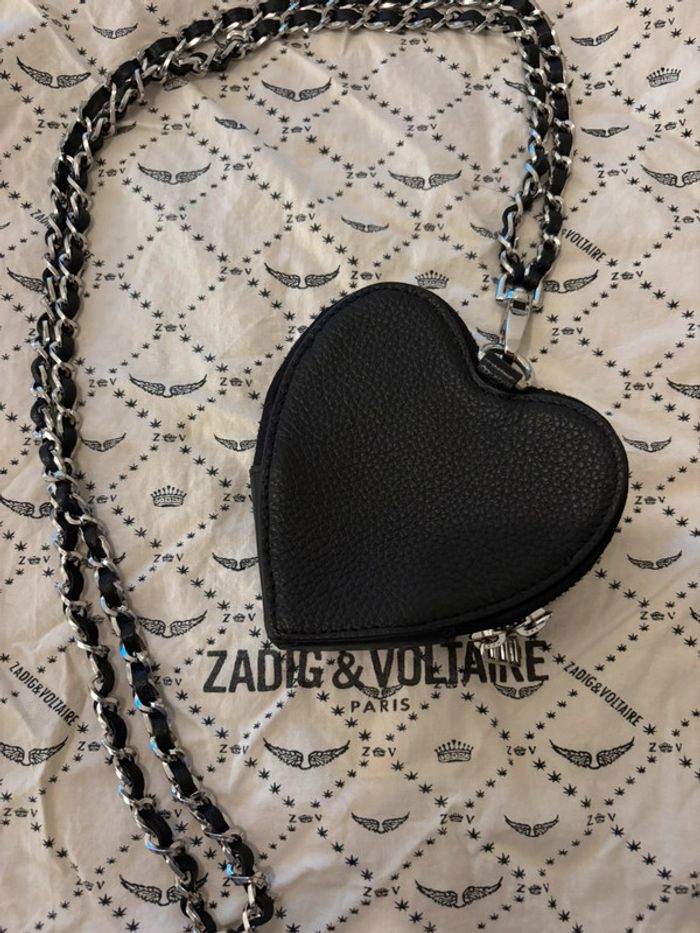 Mini pochette cœur Zadig et Voltaire - photo numéro 3