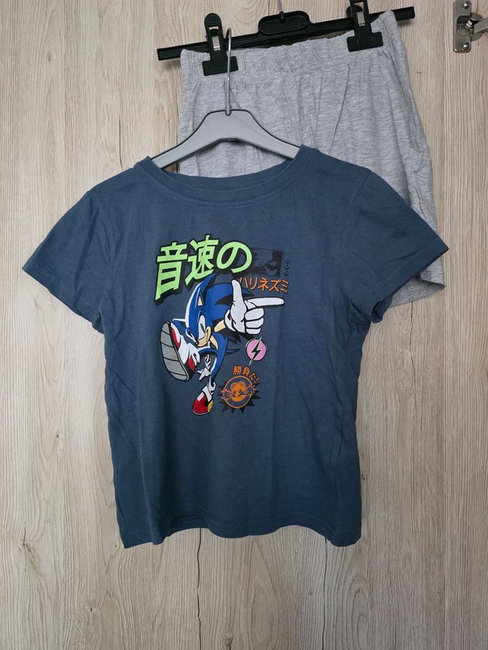 PYJAMA SHORT GARÇON SONIC  TAILLE 8ANS - photo numéro 5