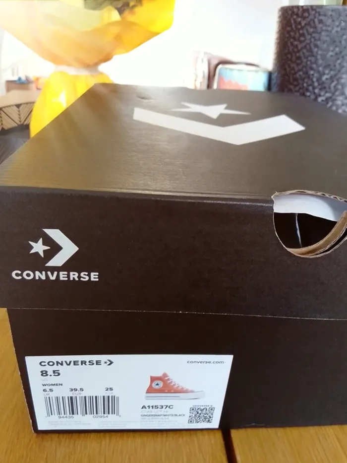 Converses Plateforme Marron. Taille 39.5. Neuves - photo numéro 6
